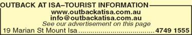 Outback At Isa-Tourist Information - New South Wales Tourism  2