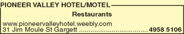 Pioneer Valley Hotel/Motel - New South Wales Tourism  7