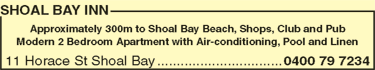Shoal Bay Inn - New South Wales Tourism  6