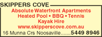 Skippers Cove - New South Wales Tourism  1