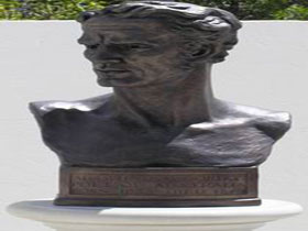 Adam Lindsay Gordon Bronze Bust - New South Wales Tourism  0