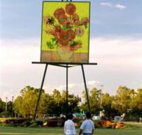 Van Gogh Sunflower Painting - New South Wales Tourism 