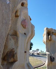 Fossilised Forrest Sculptures - New South Wales Tourism  2