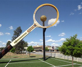 Barellans Big Tennis Racquet - New South Wales Tourism  0