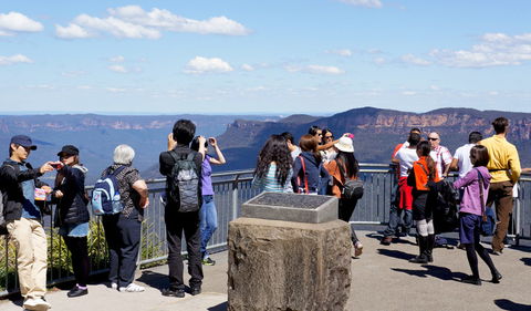Echo Point Lookout (Three Sisters) - New South Wales Tourism  1