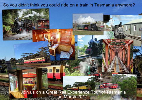 Great Rail Experiences  Tasmania Tour 2017 - New South Wales Tourism  0