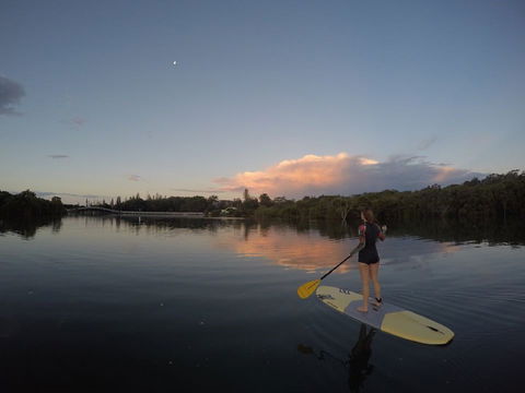 Paddleboard At Back Creek South West Rocks - New South Wales Tourism  1