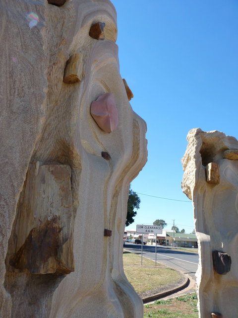 Fossilised Forrest Sculptures - New South Wales Tourism  2