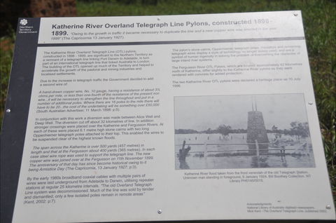 Katherine Overland Telegraph Pylons - New South Wales Tourism  2