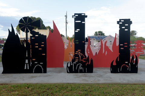 Lyrics, Landscapes And Lintels - Leeton Public Art Trail - New South Wales Tourism  1