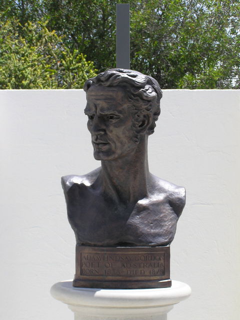 Adam Lindsay Gordon Bronze Bust - New South Wales Tourism  0