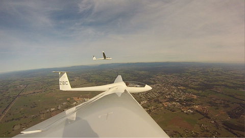 Gliding Over Benalla - New South Wales Tourism  1