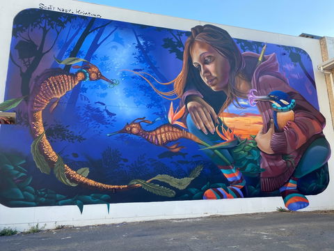Walk The Walls Cronulla Street Art Trail - New South Wales Tourism  0