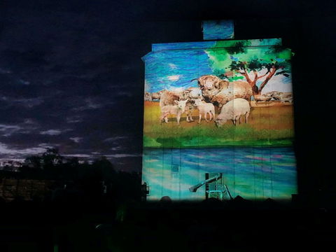 Quorn Silo Light Show - New South Wales Tourism  0