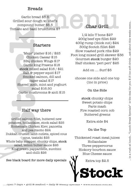 Stock Bar & Grill - New South Wales Tourism  4