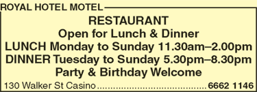 Royal Hotel Motel - New South Wales Tourism  5