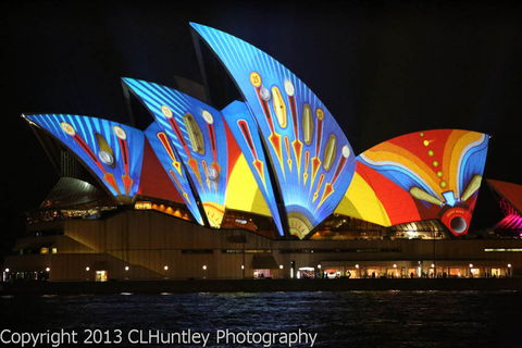 Vivid Sydney Dinner Cruise On Sydney Showboats - New South Wales Tourism  1