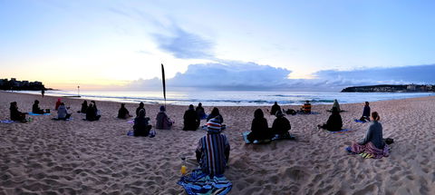 Making Meditation Mainstream: Free Beach Meditation Session South Manly - New South Wales Tourism  0