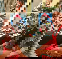 Paint and Sip Class Christmas in July - New South Wales Tourism 