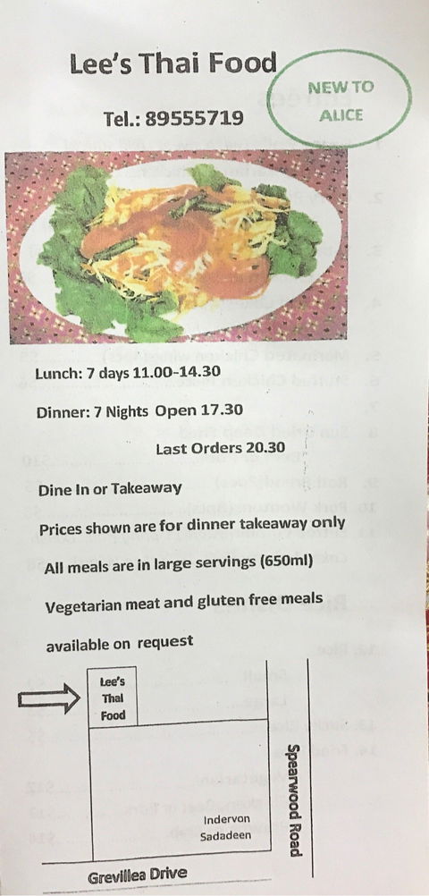 Lee's Thai Food - New South Wales Tourism  2