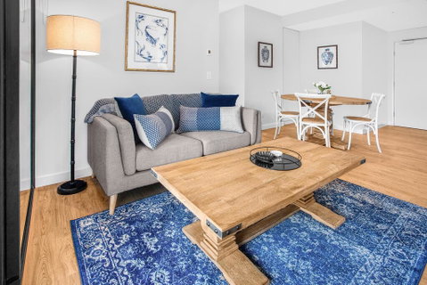 Modern 1-Bed Apartment With Balcony And Leisure Area - New South Wales Tourism  1