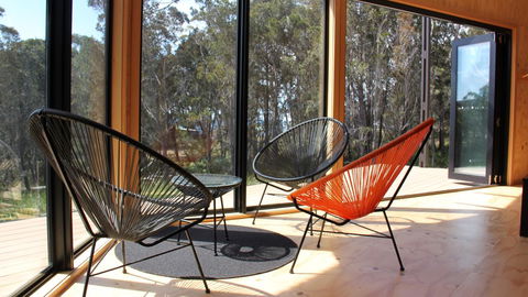 BAY OF FIRES ECO HUT Off Grid Experience At Binalong Bay - New South Wales Tourism  11