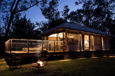 Luxury Riverside Glamping Tents - Adults Only Retreat - New South Wales Tourism  0