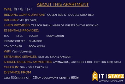 Perfectly Located Modern Apartment - Canberra CBD - New South Wales Tourism  2