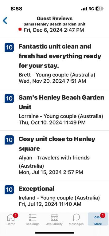 Sams Henley Beach Garden Unit - New South Wales Tourism  3