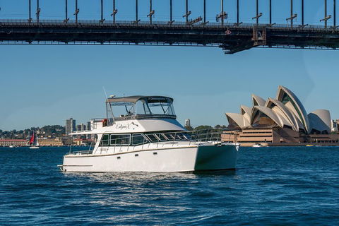 Vivid 90-Minute Sydney Harbour Small Group Catamaran Cruise - New South Wales Tourism  2
