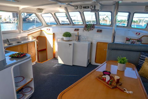 Vivid 90-Minute Sydney Harbour Small Group Catamaran Cruise - New South Wales Tourism  5